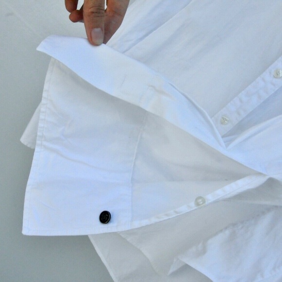 ROBERTO CAVALLI for H&M White Button Down Shirt M - Picture 6 of 11